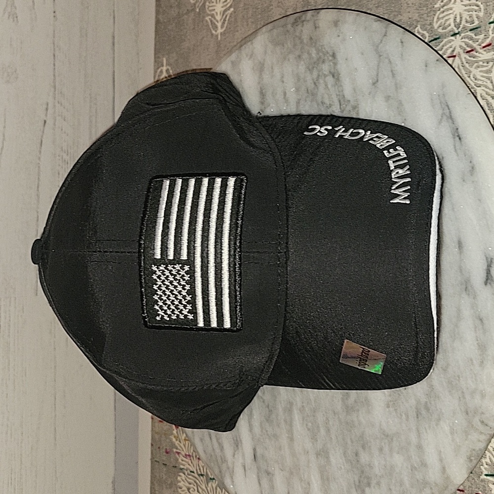 NWT | Free Style Brand American Flag / Myrtle Beach South Carolina Hat | OSFM
